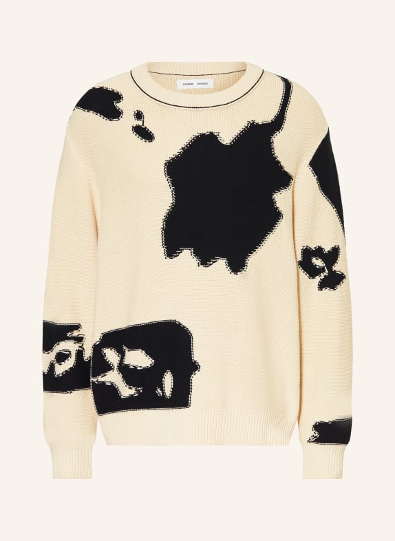 SAMSØE  SAMSØE Svetr SALEVO KRÉMOVÁ / ČERNÁ