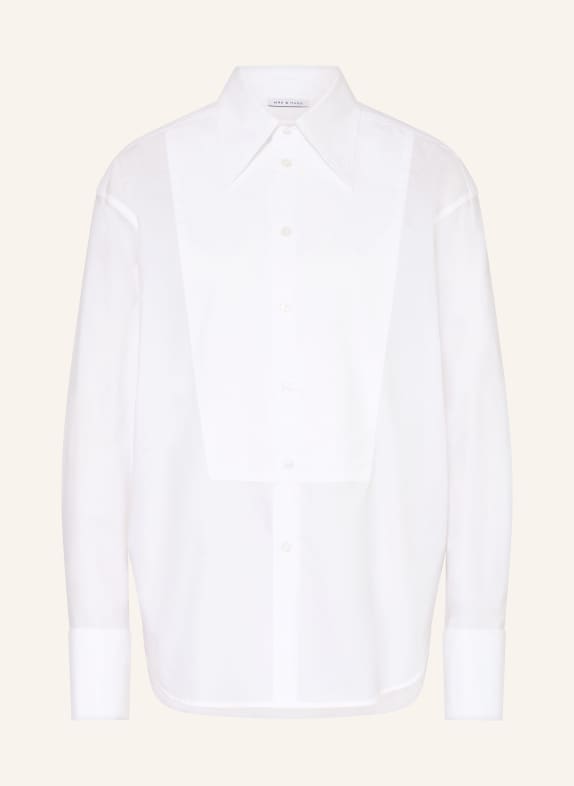 MRS & HUGS Hemdbluse WEISS