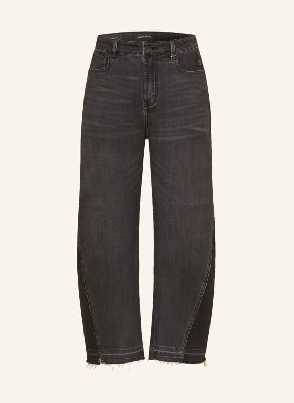 ELIAS RUMELIS Dżinsy z szerokimi nogawkami NORALIE 1387 dark college grey