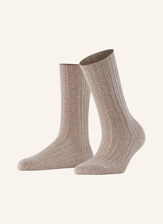 FALKE Sweatshirt Bear aus Baumwoll-Jersey 4091 beige mel.