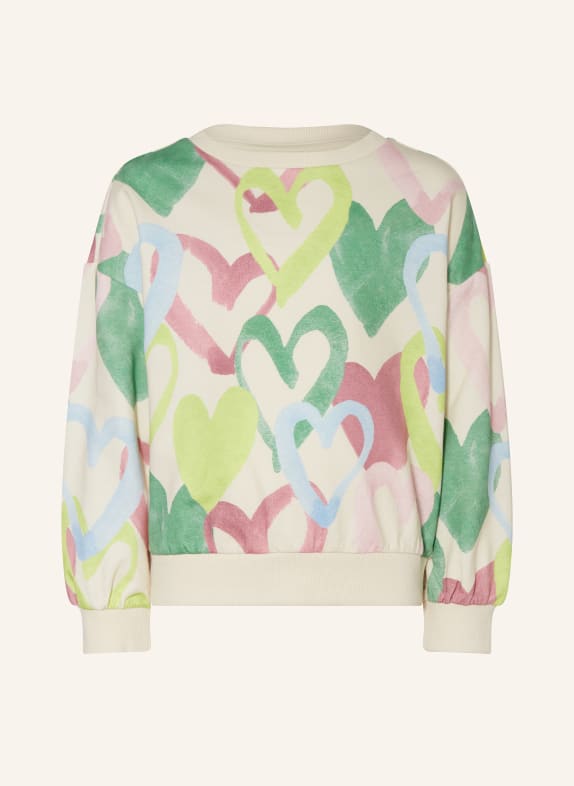 s.Oliver RED sweatshirt ECRU / PINK / LIGHT BLUE