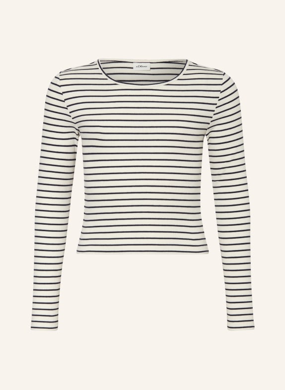 s.Oliver RED Longsleeve ECRU / SCHWARZ