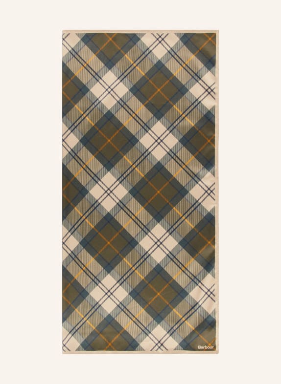 Barbour Tuch KINSALE DUNKELGRÜN / CREME / DUNKELBLAU