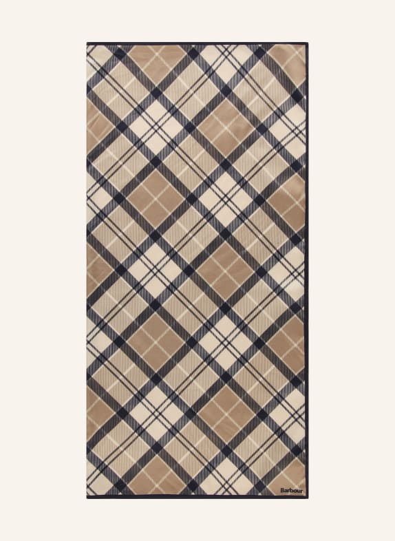 Barbour Tuch KINSALE CREME / BEIGE / DUNKELBLAU