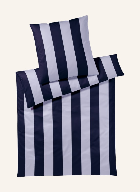 elegante Pościel DUO JASNOFIOLETOWY / CZARNY