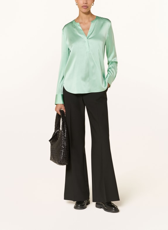 HERZEN'S ANGELEGENHEIT Zijden blouse LICHTGROEN