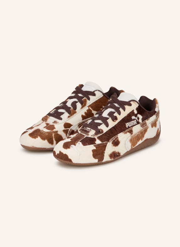 PUMA Sneaker SPEEDCAT COW DUNKELBRAUN / CREME