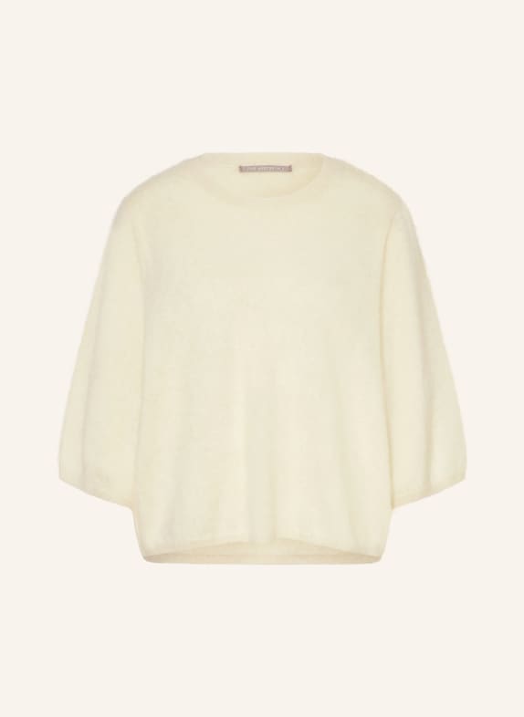 (THE MERCER) N.Y. Cashmere-Pullover mit 3/4-Arm HELLGELB
