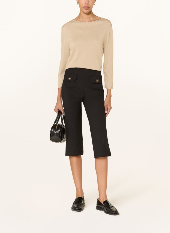 (THE MERCER) N.Y. Trui met glittergaren CAMEL
