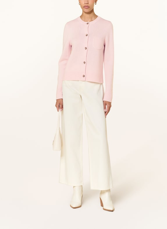 (THE MERCER) N.Y. Gebreide vest van kasjmier ROZE