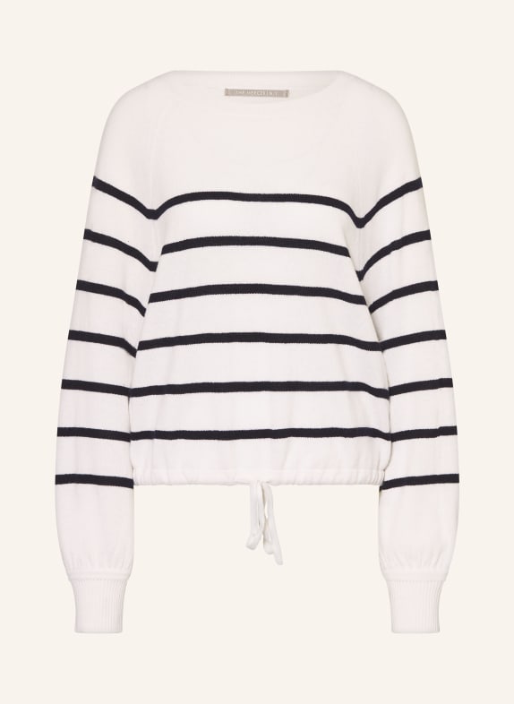 (THE MERCER) N.Y. Cashmere-Pullover WEISS / SCHWARZ
