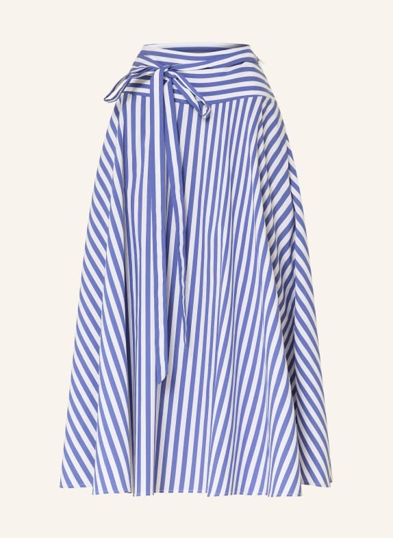 (THE MERCER) N.Y. spódnica NIEBIESKI / BIAŁY