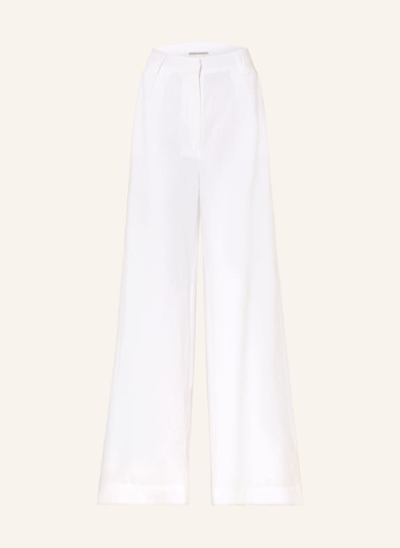 (THE MERCER) N.Y. Marlenehose aus Leinen WEISS