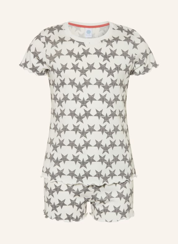 Sanetta Shorty-Schlafanzug WEISS / SCHWARZ