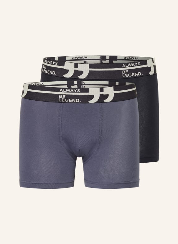 Sanetta 2er-Pack Boxershorts DUNKELBLAU / BLAUGRAU