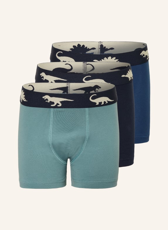 Sanetta 3er-Pack Boxershorts MINT / DUNKELBLAU / BLAU