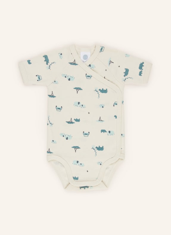 Sanetta Wickelbody CREME / GRÜN