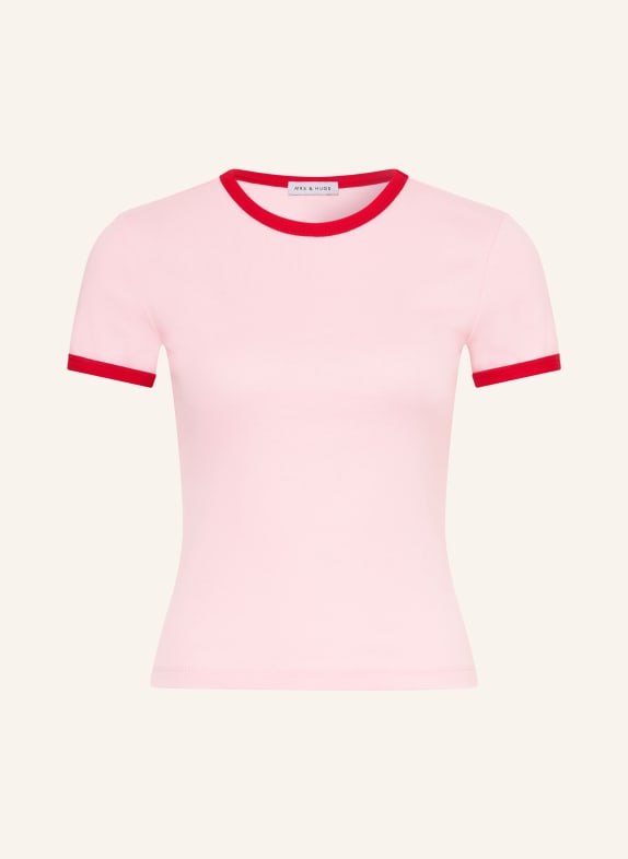 MRS & HUGS T-Shirt ROSA / ROT