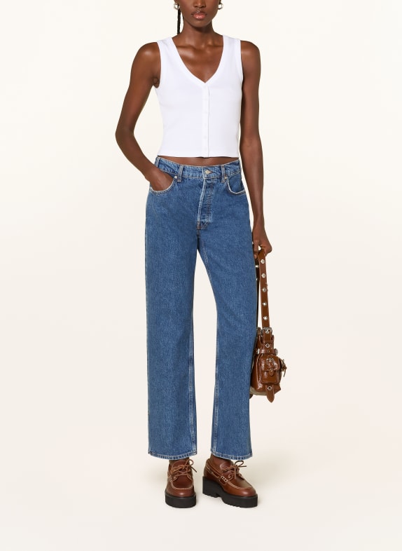 MRS & HUGS Jerseytop WEISS