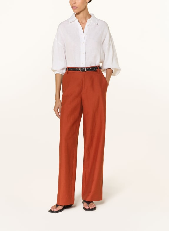 CLOSED Broek JURDY met linnen ROOD