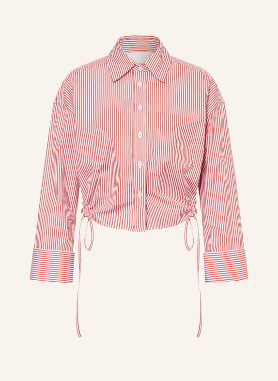 CLOSED chemise ROUGE CLAIR / BLANC