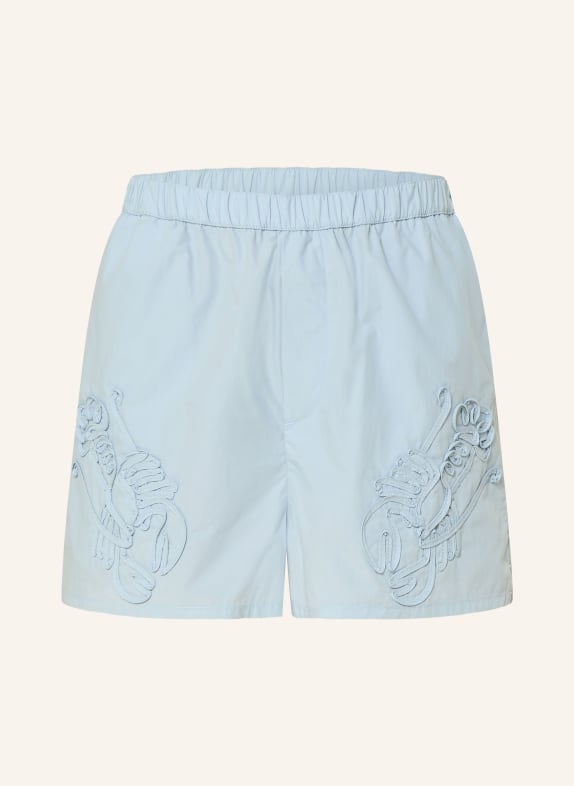 CLOSED Shorts HUMMER mit Stickereien HELLBLAU