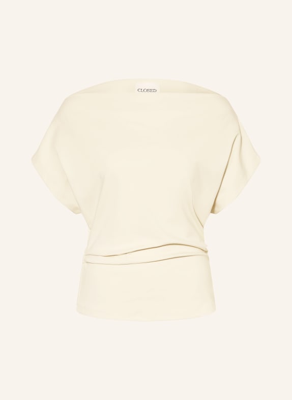 CLOSED One-Shoulder-Shirt BEIGE