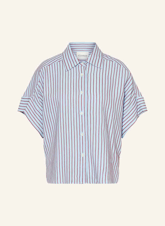 CLOSED Hemdbluse HELLBLAU / DUNKELROT