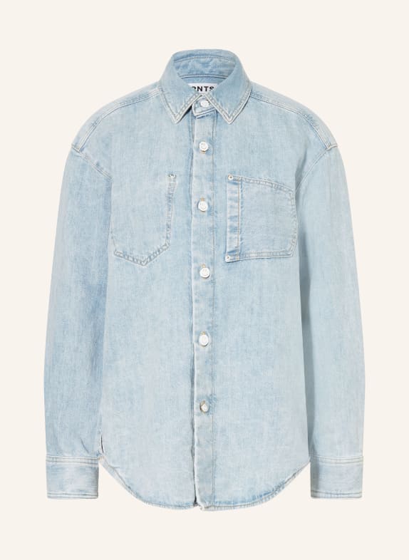 PNTS Jeansbluse THE SUIT UP HELLBLAU