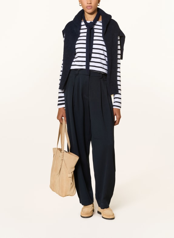 darling harbour Longsleeve WHITE / NAVY