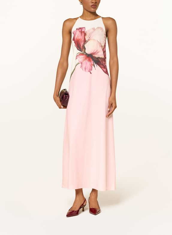 TED BAKER Sukienka LOWELA RÓŻOWY / MOCNORÓŻOWY / CIEMNOCZERWONY