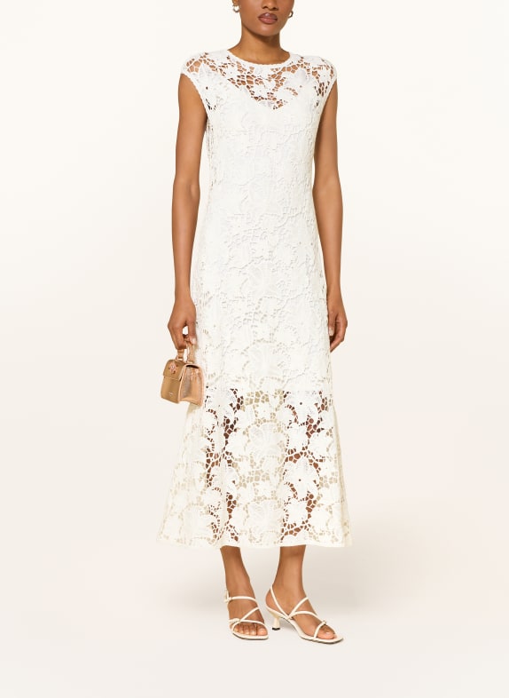 TED BAKER Sukienka szydełkowa ZINHA KREMOWY