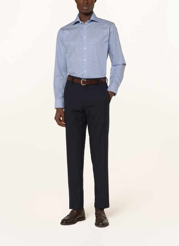 ETON Overhemd Slim Fit BLAUW / LICHTBLAUW / WIT