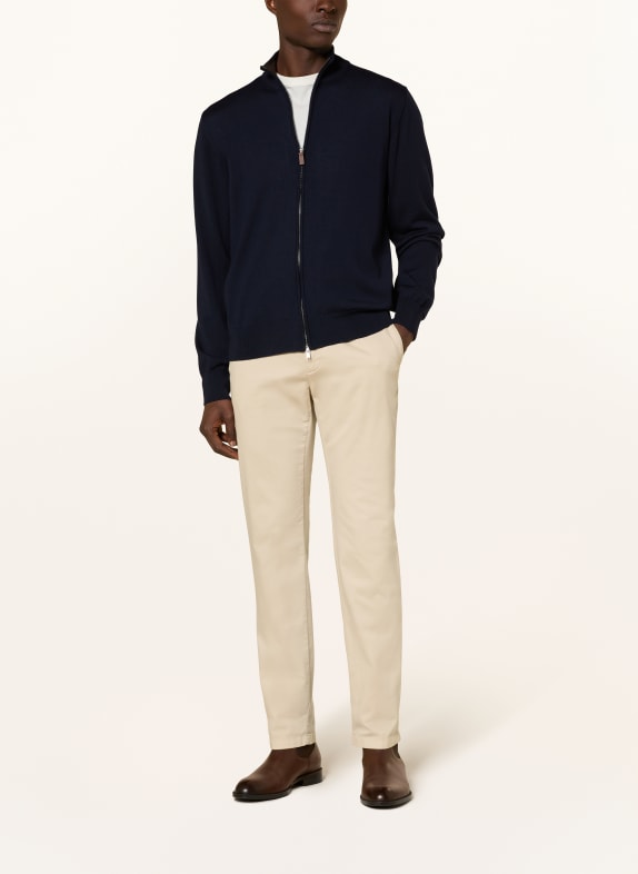 ETON Vest van merinowol DONKERBLAUW