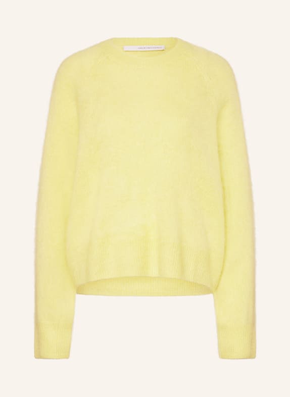 HERZEN'S ANGELEGENHEIT Cashmere-Pullover HELLGRÜN