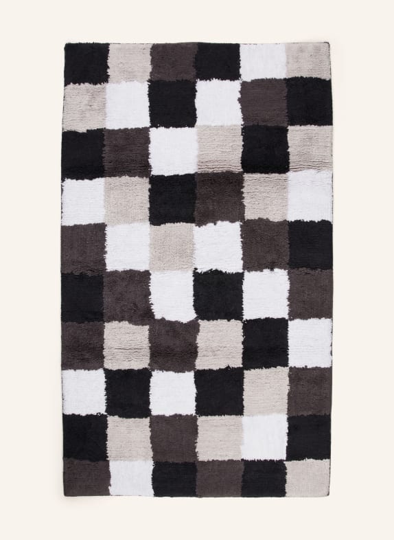 Cawö Badematte SCHWARZ / GRAU / WEISS