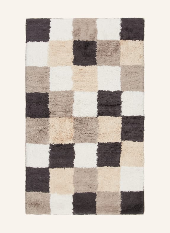 Cawö Badematte SCHWARZ / HELLBRAUN / WEISS