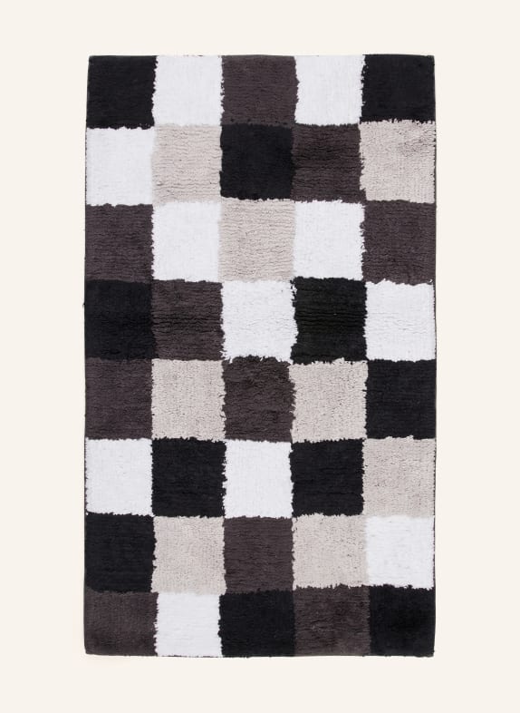 Cawö Badematte SCHWARZ / GRAU / WEISS