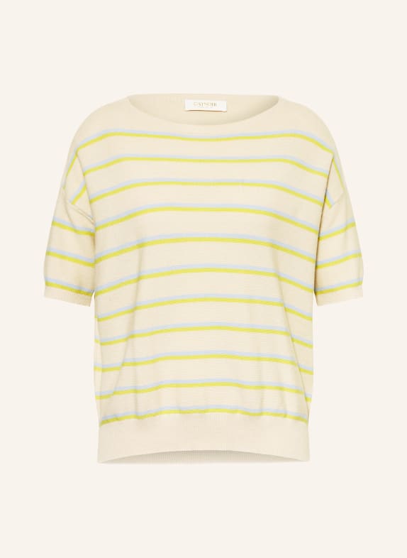 CATNOIR knit shirt BEIGE / LIGHT YELLOW / LIGHT BLUE