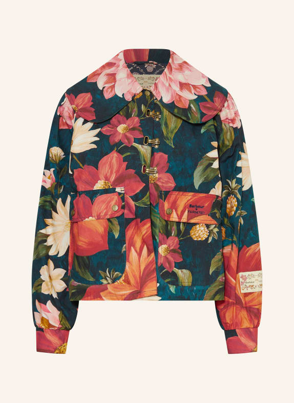 Barbour Jacket TEAL / RED / GREEN