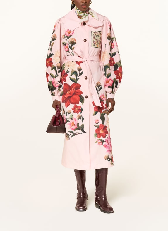 Barbour Coat BROMELIA PINK / RED / DARK GREEN