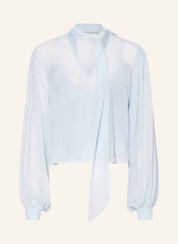 GESTUZ GZZURINA bow blouse LIGHT BLUE