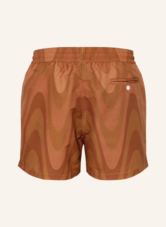 FRESCOBOL CARIOCA Zwemshort RIO DONKERORANJE / ORANJE