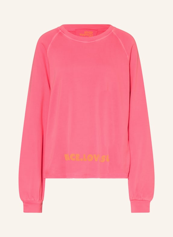 yippie hippie sweatshirt NEON PINK