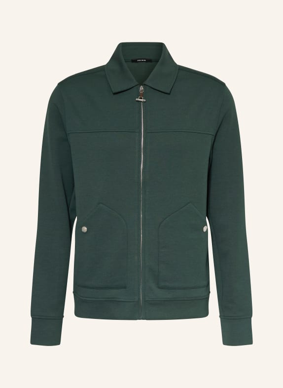 REISS Jersey-Overjacket NEWLAND DUNKELGRÜN