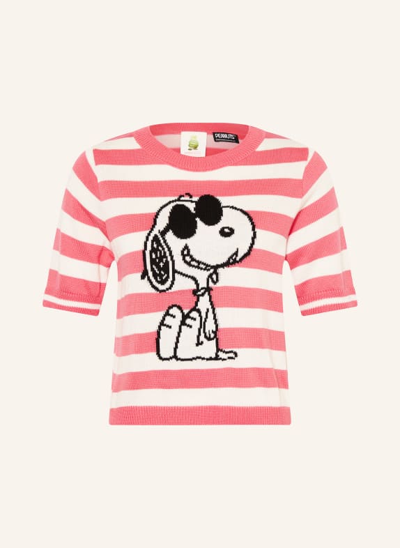 Princess GOES HOLLYWOOD Strickshirt WEISS / LACHS / SCHWARZ