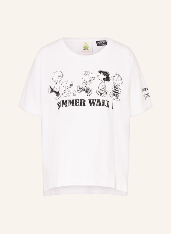 Princess GOES HOLLYWOOD T-Shirt mit Schmucksteinen WEISS / SCHWARZ