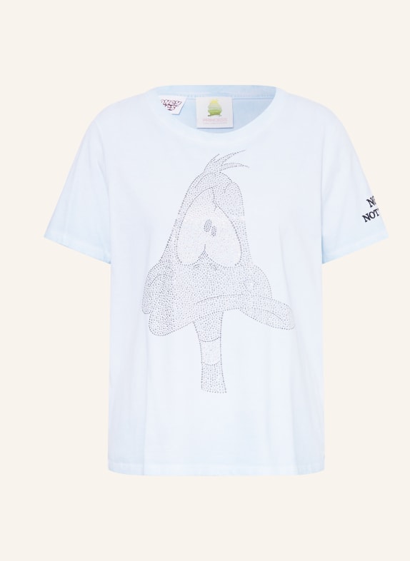 Princess GOES HOLLYWOOD T-Shirt mit Schmucksteinen HELLBLAU / SILBER / SCHWARZ