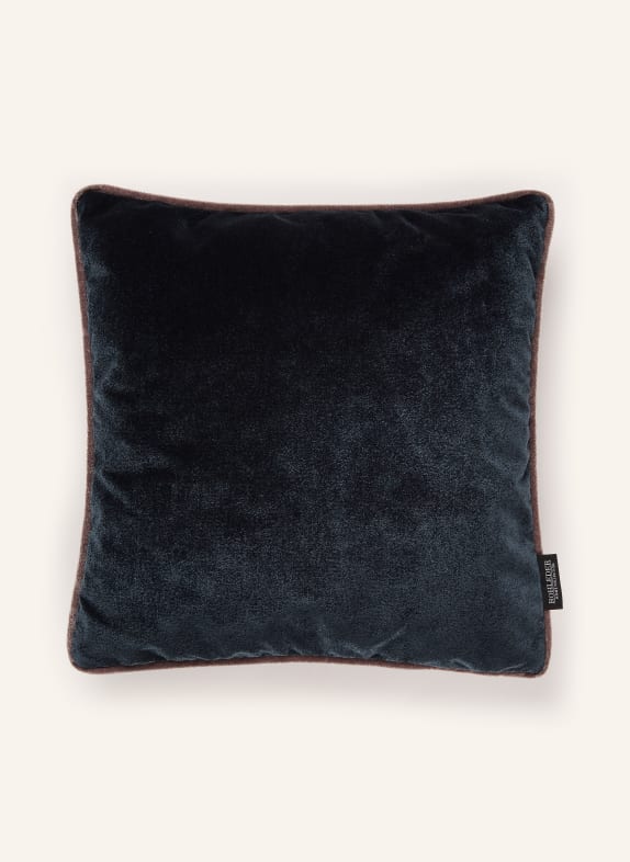 ROHLEDER Dekokissen CLOUD aus Samt mit Federfüllung DUNKELBLAU