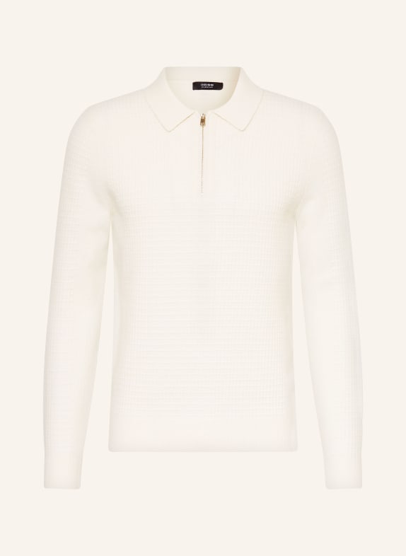 REISS Koszulka polo z dzianiny HAMILTON BIAŁY